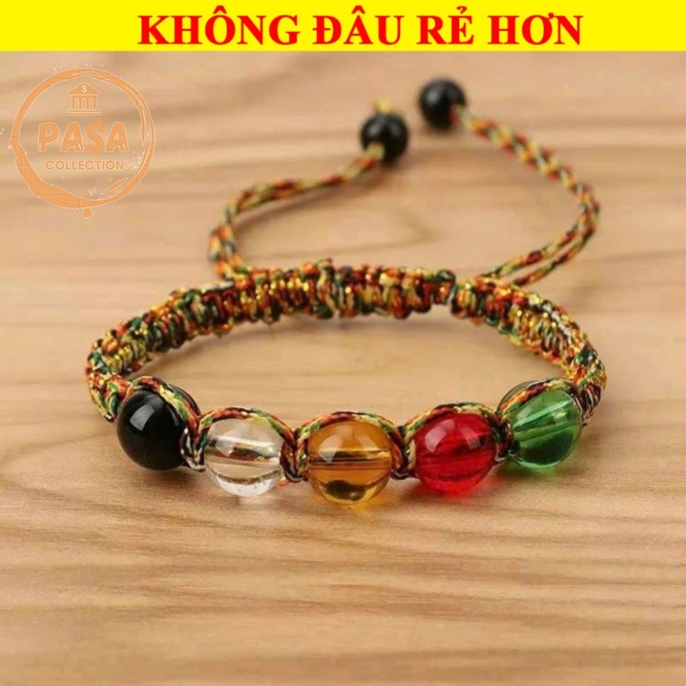 ⭐RƯỚC LỘC⭐ Vòng tay chỉ ngũ sắc - làm quà tặng, tán lộc cho khách hàng, tín chủ