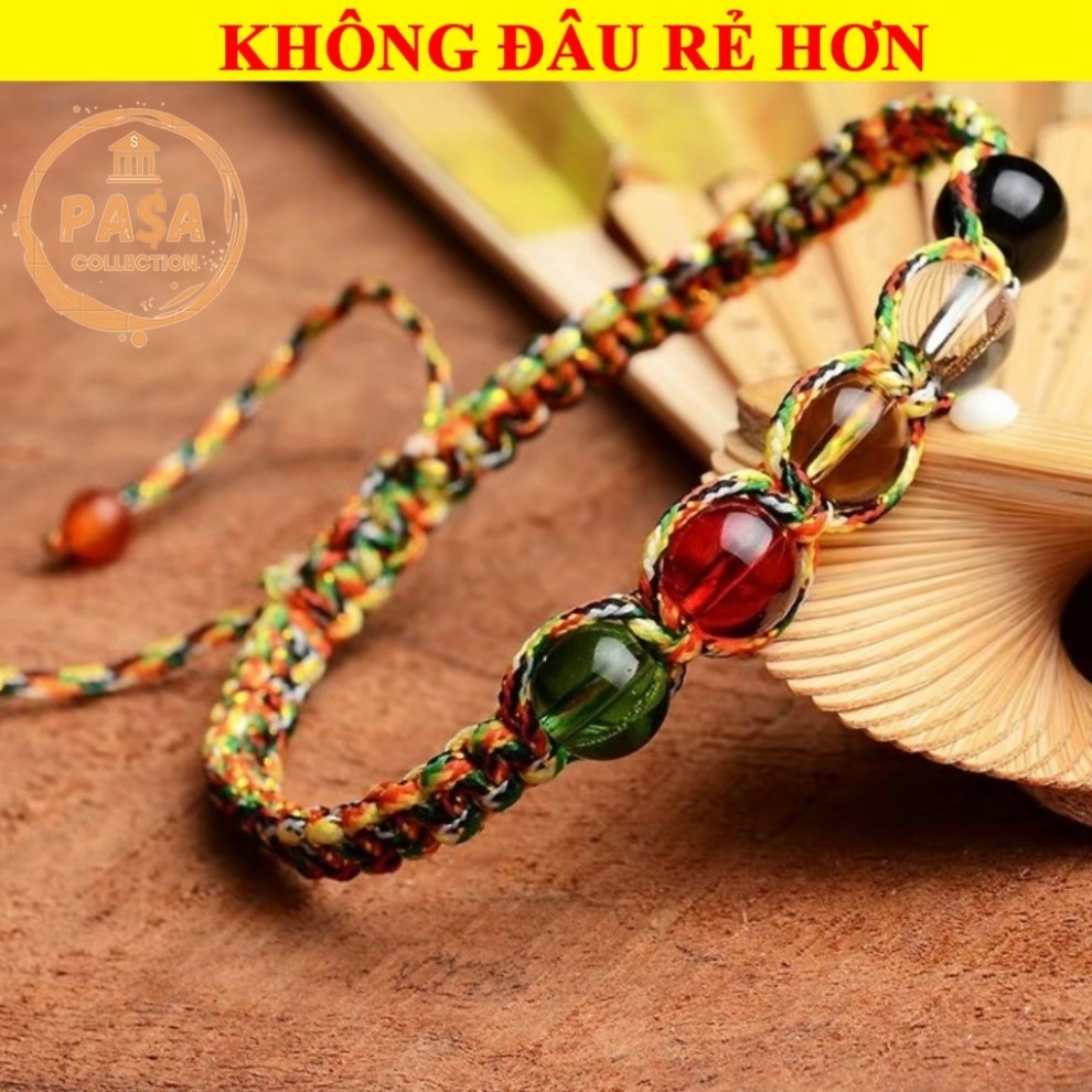⭐RƯỚC LỘC⭐ Vòng tay chỉ ngũ sắc - làm quà tặng, tán lộc cho khách hàng, tín chủ
