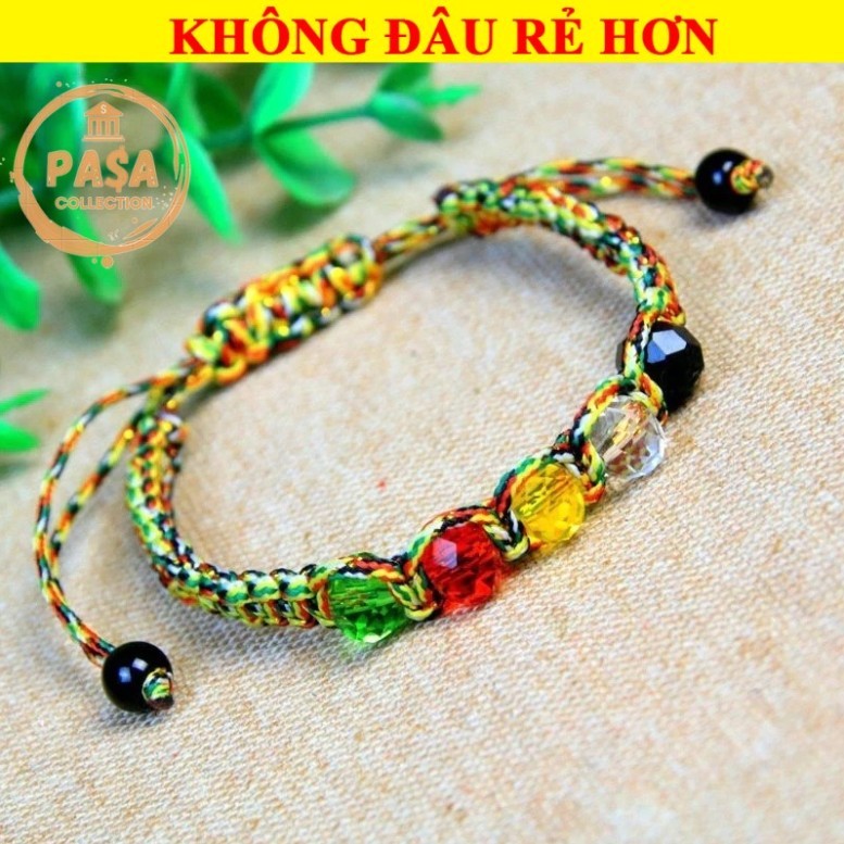 ⭐RƯỚC LỘC⭐ Vòng tay chỉ ngũ sắc - làm quà tặng, tán lộc cho khách hàng, tín chủ