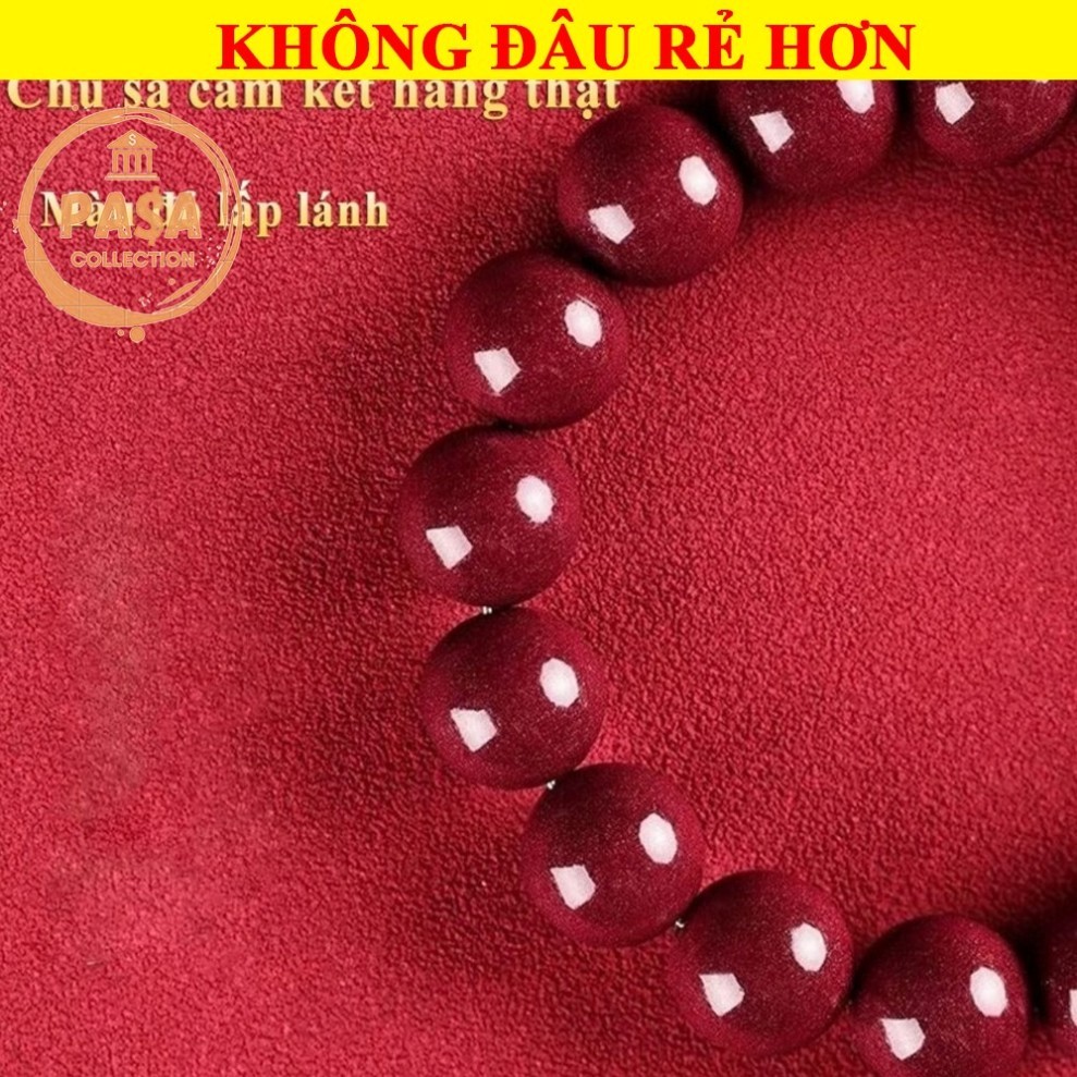 ⭐RƯỚC LỘC⭐ Vòng tay Chu sa phong thuỷ Ngũ Lộ Thần Tài may mắn tài lộc bình an vòng đá chu sa đỏ vòng hạt phật