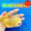 <RẺ HƠN NÈ> Móc Khóa Xu Hình Con Ngựa Vàng bằng kim loại , mặt chữ Lộc phong thủy Tết 2026