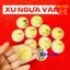<RẺ HƠN NÈ> SET 5 ĐỒNG XU NGỰA VÀNG KÈM TÚI GẤM ĐỎ MAY MẮN (HÀNG MỚI) - Tết 2026 [SẴN HÀNG]
