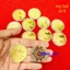 <RẺ HƠN NÈ> Sỉ Combo 10 Đồng xu con Ngựa Vàng , 1 mặt chữ Lộc chiêu tài - tặng kèm túi gấm đỏ LỘC