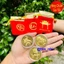 <RẺ HƠN NÈ> Thỏi Ngựa Thần Tài Mạ Vàng Kèm Túi Gấm Phúc Lộc - làm quà tặng,quà biếu độc lạ và ý nghĩa