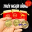 <RẺ HƠN NÈ> COMBO 100 Thỏi Xu Ngựa Vàng Thần Tài may mắn tài lộc kèm túi Nhung trang trọng biếu tặng, Lì Xì Tết