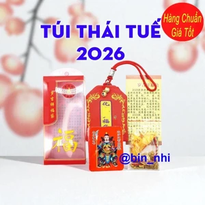 <RẺ HƠN NÈ> (Chuẩn Đồ) Túi Giải Thái Tuế 2026 , Mang Lại Bình An May Mắn