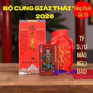 <RẺ HƠN NÈ> Trọn Bộ Cúng Thái Tuế 2026 - Loại Cao Cấp - Đầy Đủ Lễ Vật, Linh Phù và Hướng Dẫn Nghi Thức Cúng Bái