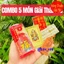 <RẺ HƠN NÈ> Combo Trọn Bộ Set 5 Món Thái Tuế 2026 : Túi Thái Tuế - Móc Khóa - Kim Bài - Thẻ Thái Tuế Đỏ - Phù