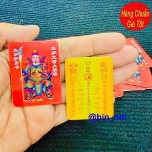 <RẺ HƠN NÈ> Kim Bài Thái Tuế 2026 hoá giải điều khôn may mắn nhét ví [bằng plastic]