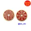<RẺ HƠN NÈ> Đồng Xu Chu Sa Đồng Thau Mới 2026 Đường Kình (2.8cm-3.2cm-3.7cm-4.5cm)