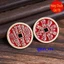 <RẺ HƠN NÈ> Đồng Xu Chu Sa Đỏ Bằng Đồng Thau Đường Kính 28mm Dày 1.5mm