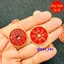 <RẺ HƠN NÈ> (ĐÃ XIIN L.ỘC) Xu Chu Sa Đỏ 2.8cm Gieo Kinh Dịch, Trấn Trạch May Mắn