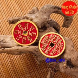 <RẺ HƠN NÈ> Đồng Xu Chu Sa Hợp Kim Mới 2026 (đã thỉinh l.ộc)
