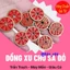 <RẺ HƠN NÈ> Sỉ 10 Đồng Xu Chu Sa Bằng Đồng Thau Mới 2026 , dày dặn , LOẠI ĐÃ KHAII QUANNG