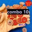 <RẺ HƠN NÈ> Túi 5 10 Đồng Xu Chu Sa - LOẠI 1 - Tứ Phương Bát Bảo