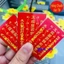 <RẺ HƠN NÈ> Combo 50 100 Lá thái tuế đỏ ép plastic bền đẹp