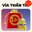 <RẺ HƠN NÈ> Sỉ 100 Thỏi Thần Tài Mạ Vàng Kèm Túi Gấm Chữ Lộc , Phúc , Vía Ông Thần Tài Phong Thuỷ May Mắn