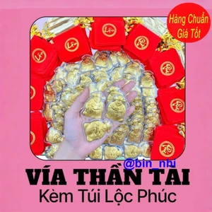 <RẺ HƠN NÈ> SỈ 100 Ông Thần Tài Mạ Vàng Kèm Túi Gấm Phúc Lộc, Làm Quà Tặng Cực Vip Ngày Vía Thần Tài Mùng 10