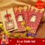 <RẺ HƠN NÈ> Bao lì xì vàng miếng thần tài 24k may mắn , rước lộc vía thần tài mùng 10 Tết 2026