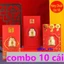<RẺ HƠN NÈ> [ComBo] 10 Lì Xì Thần Tài Mạ Vàng 24K, Bao Lì Xì May Mắn Rước Tài Lộc, Tết 2026