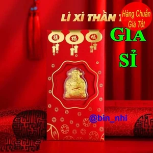 <RẺ HƠN NÈ> <Sỉ 10 cái> Bao Lì Xì Thần Tài Vàng May Mắn Chiêu Tài Ngày Vía Thần Tài Mùng 10 - Cát Tường