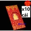 <RẺ HƠN NÈ> Combo 10 Bao Lì Xì Thần Tài , Lì xì thần tài đỏ mạ vàng may mắn tài lộc ngày vía thần tài tết 2026