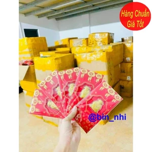 <RẺ HƠN NÈ> [HÓT 2026] COMBO 10 Bao Lì Xì Ông Thần Tài Vàng HongKong , lễ ngày vía thần tài Tết , chiêu tài 2026