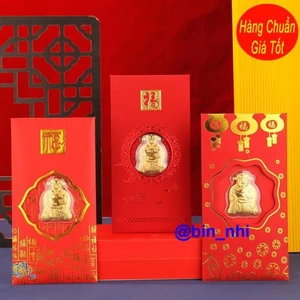 <RẺ HƠN NÈ> 10 Bao Lì Xì Thần Tài Mạ Vàng May Mắn Rước Tài Lộc chào Xuân 2026🌻( sẵn kho)