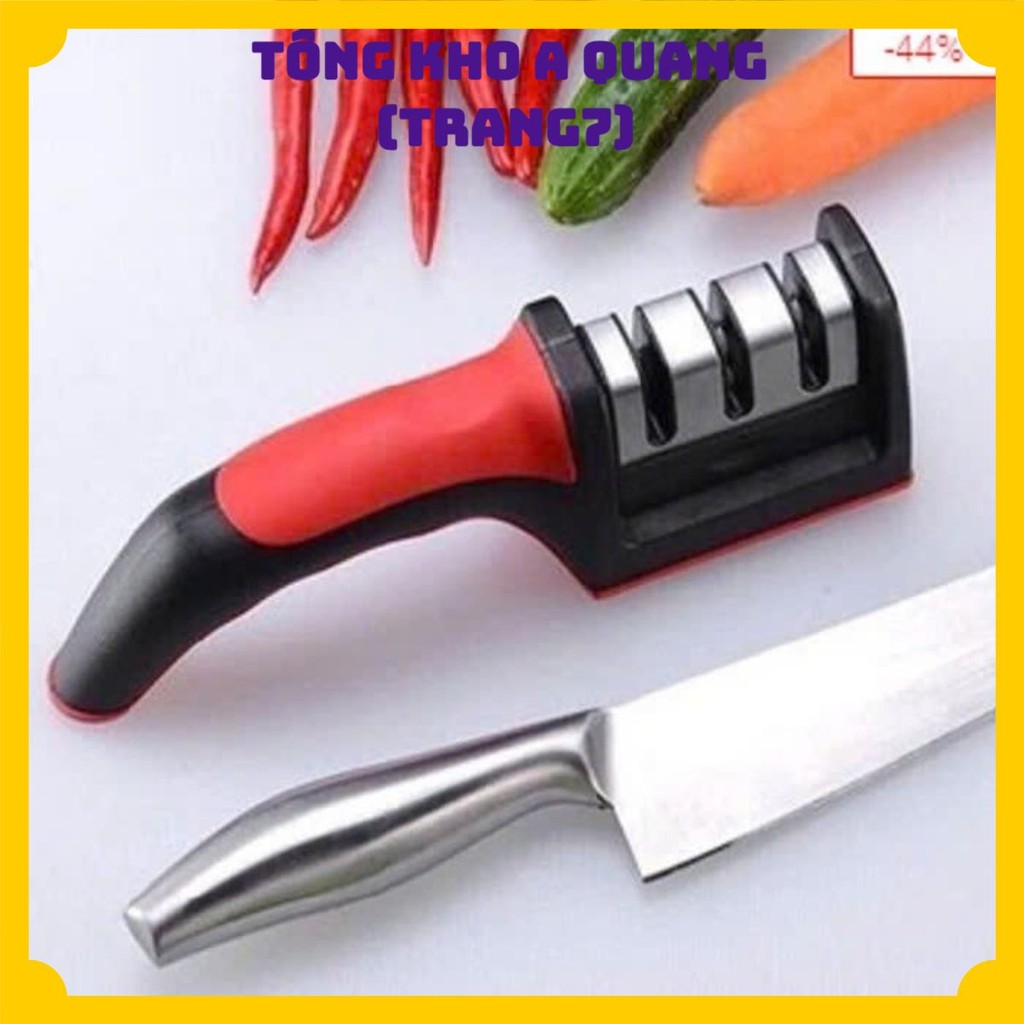 Dụng Cụ Mài Dao Cầm Tay 3 Rãnh – Thiết Kế Nhỏ Gọn, Mài Dao, Mài Kéo Nhanh Chóng, An Toàn