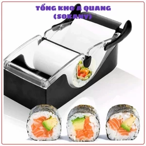 MÁY LÀM CƠM CUỘN CHỐNG DÍNH CAO CẤP - Khuôn Làm Sushi Rong Biển Đơn Giản,Dụng Cụ Làm Cơm Nắm Rong Biển Tiện Lợi