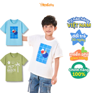 Áo thun tay ngắn phong cách mùa hè bé trai Rabity 900.102