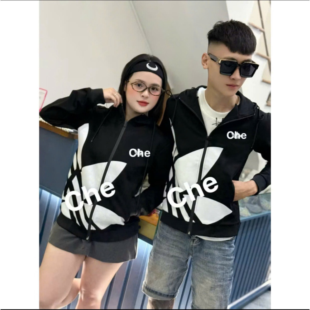 Áo Khoác Thun AD Họa Tiết Thể Thao In Chiếc Lá Sắc Nét Khóa Chuẩn Chất Nỉ Dày Dặn Thoáng Mát Phong Cách Hàn Quốc  hot tr