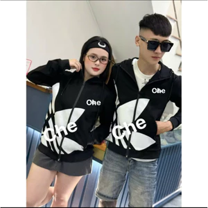 Áo Khoác Thun AD Họa Tiết Thể Thao In Chiếc Lá Sắc Nét Khóa Chuẩn Chất Nỉ Dày Dặn Thoáng Mát Phong Cách Hàn Quốc hot tr