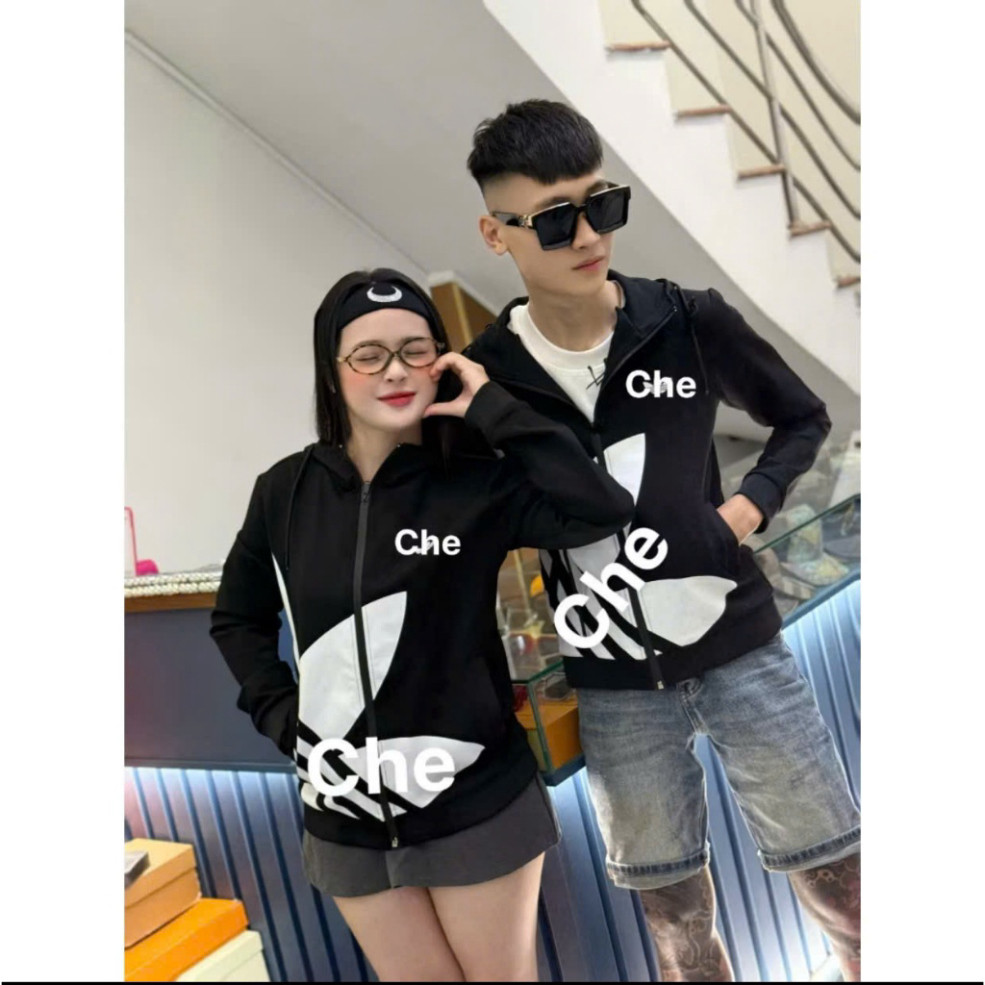 Áo Khoác Thun AD Họa Tiết Thể Thao In Chiếc Lá Sắc Nét Khóa Chuẩn Chất Nỉ Dày Dặn Thoáng Mát Phong Cách Hàn Quốc  hot tr