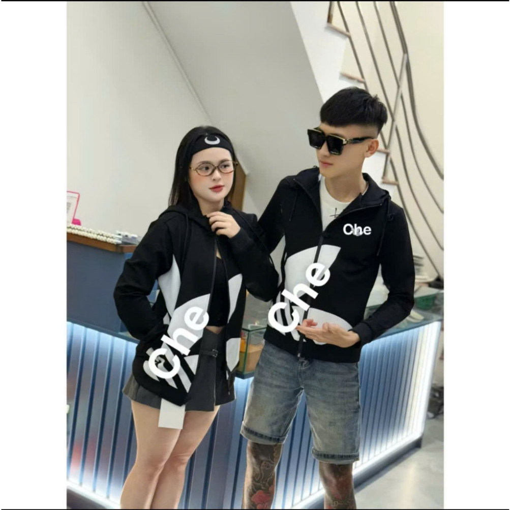 Áo Khoác Thun AD Họa Tiết Thể Thao In Chiếc Lá Sắc Nét Khóa Chuẩn Chất Nỉ Dày Dặn Thoáng Mát Phong Cách Hàn Quốc  hot tr