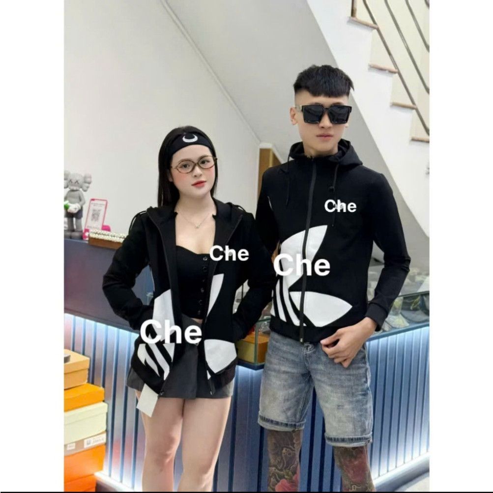 Áo Khoác Thun AD Họa Tiết Thể Thao In Chiếc Lá Sắc Nét Khóa Chuẩn Chất Nỉ Dày Dặn Thoáng Mát Phong Cách Hàn Quốc  hot tr