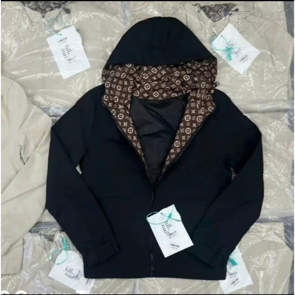 Áo Khoác Gió Luôn Vuii Logo Thêu Họa Tiết Chữ Dập Nổi 2 Lớp Dày Dặn Hàng Quảng Châu Dành Cho Nam Nữ  hot trend