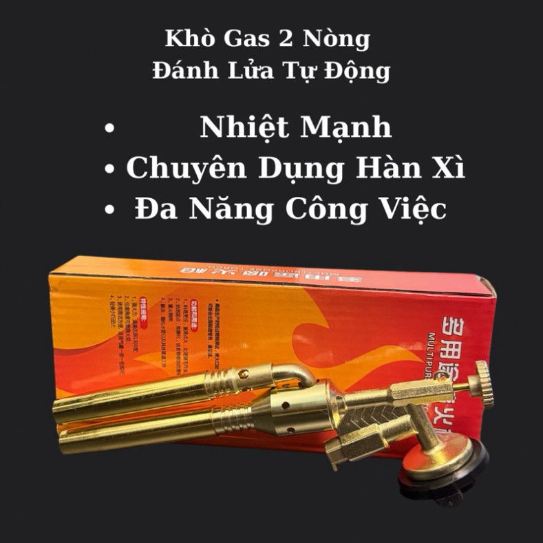 Khò Gas 2 Nòng Đánh Lửa Tự Động, Ứng Dụng Trong Hàn Xì