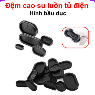 [Giá combo] Đệm cao su, ron cao su luồn dây tủ điện hình bầu dục