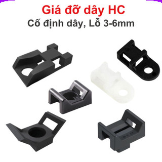 [Giá combo] (100 cái) Giá dỡ buộc cố định dây thít, nút giữ dây rút lỗ bắt vít