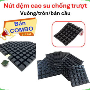 Nút đệm chống rung trượt, đế dán silicon tròn chống trượt