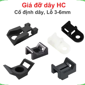 Giá dỡ buộc cố định dây thít, nút giữ dây rút lỗ bắt vít