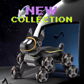 Đồ Chơi Robot Chó Thông Minh Siêu Cute, 8 Bánh Xe Linh Hoạt Có Thể Di Chuyển Trên Nhiều Địa Hình, Quà Tặng Hot 2024