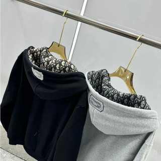Áo Khoác Hoodie Nam Đì O Thêu Logo Vuông Trên Mũ Siêu Chất - Áo Khoác Hoodie Nam Nữ Dệt Logo Siêu Đẹp Hot Trend