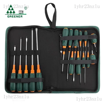Rừng Xanh(GREENER)Bộ tua vít từ tính Phillips—Bộ tua vít dùng trong gia đình, bộ tua vít nhỏ, dụng cụ sửa chữa, bộ tua v