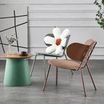 Ghế Nhựa Xếp Chồng Lưng Tựa Ghế Ăn Ghế Cafe Chân Sắt Sơn Tĩnh Điện Bền Đẹp Cho Nhà Hàng Ban Công - BGN073/074 — ảnh 3