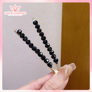 Cặp tóc mái, kẹp tóc đá Chồi accessories nhiều mẫu phong cách nữ tính K456