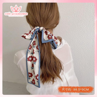 Tổng hợp Khăn lụa hoa thắt nơ, khăn tubarn buộc túi buộc tóc nhiều mẫu Chồi accessories Z26