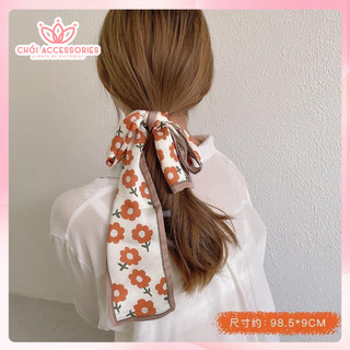 Tổng hợp Khăn lụa hoa thắt nơ, khăn tubarn buộc túi buộc tóc nhiều mẫu Chồi accessories Z26