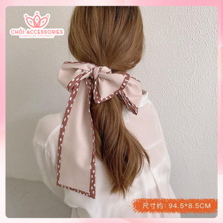 Tổng hợp Khăn lụa hoa thắt nơ, khăn tubarn buộc túi buộc tóc nhiều mẫu Chồi accessories Z26